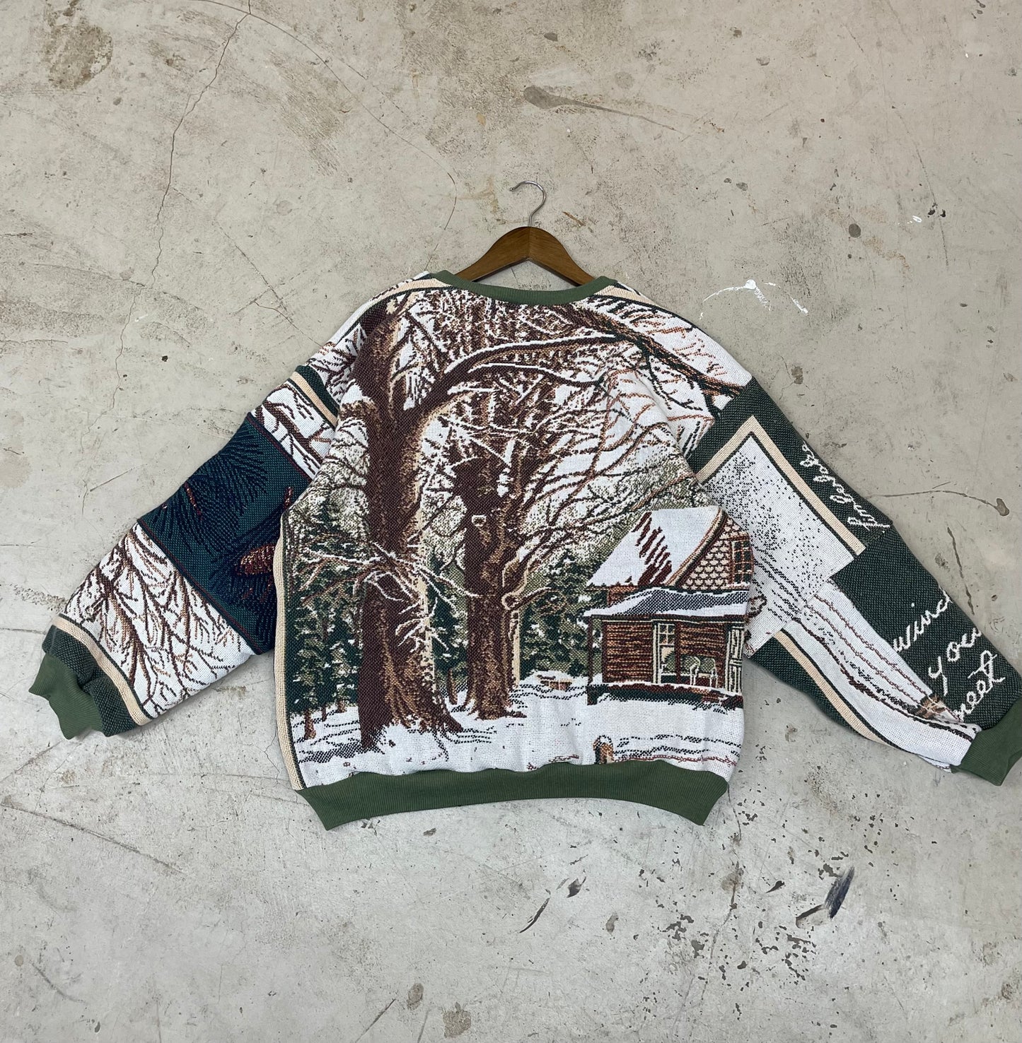 Winter farm scene L/XL